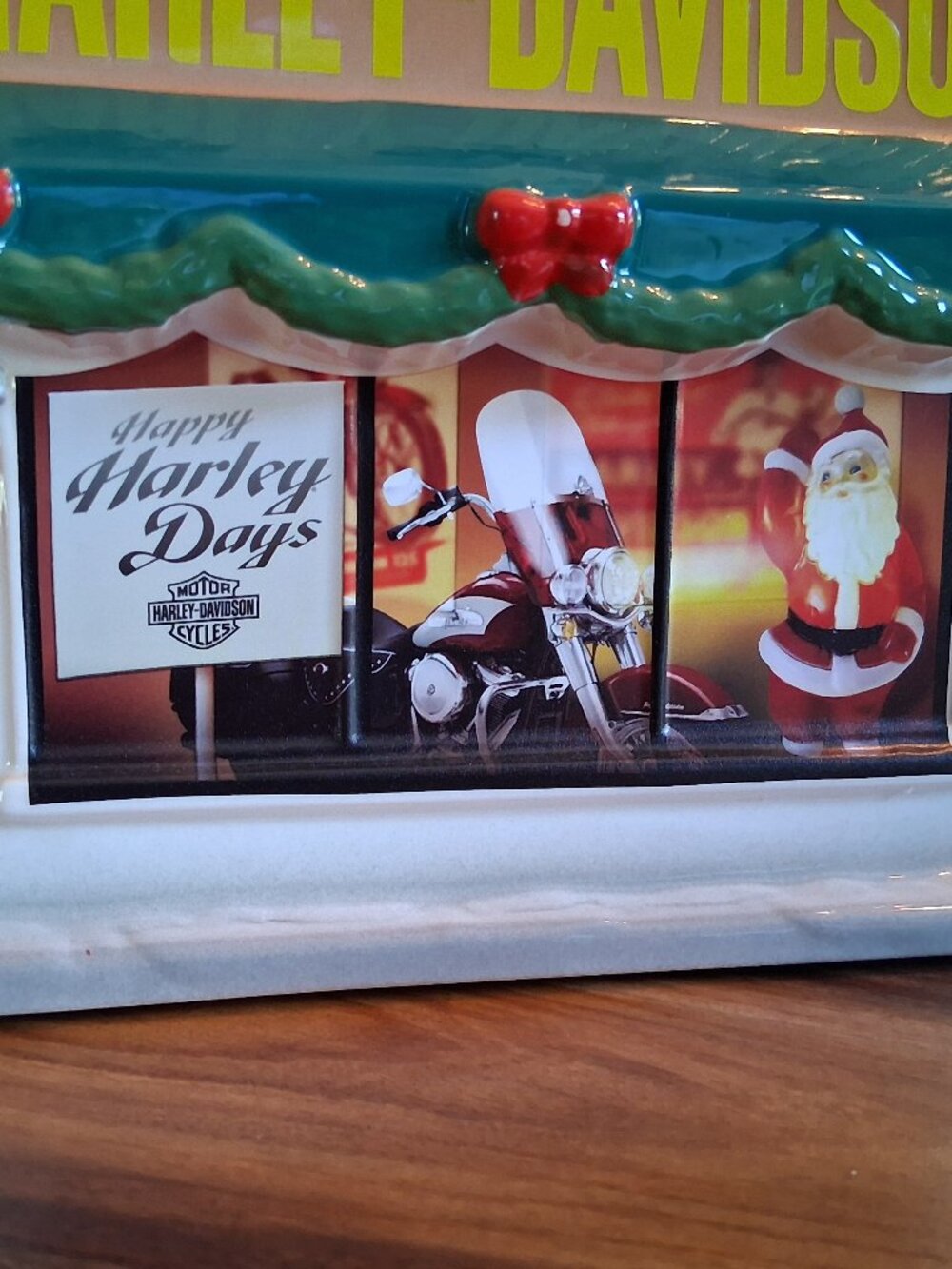 Vintage 1992 Harley-Davidson Dealership Shop Cookie Jar - Airtight Seal - Picture 9 of 11